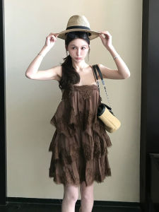 CHOUXIE | Đầm Maxi Nữ 2 Dây Voan Cho Mùa Hè Rực Rỡ