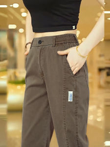 HULIXIONGDI | Summer Lightweight Loose Fit Straight Leg Trousers for Dad