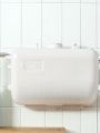 Wall-mounted Water Storage Tank Plastic Rectangular Faucet Included. 