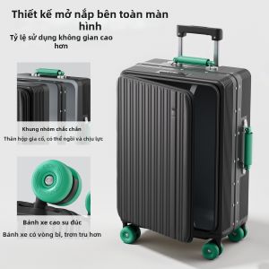 VCC | Vali Trolley Đa Năng Có Khóa Mật Mã 20 Inch