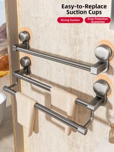 No-Drilling Towel Rack