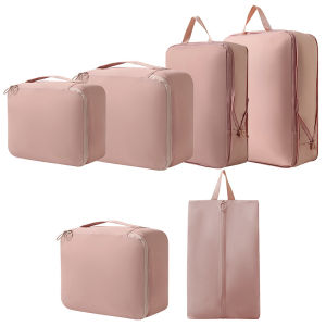 6Pcs/Set Travel Clothes Storage Bags Oxford Waterproof Portable Underwear Socks Shoes Luggage Organizer Bags