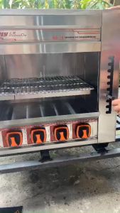 Lò Nướng Salamander Verly 4 Đầu - 6 Đầu Đốt - Bếp Nướng Thực Phẩm - Bằng Gas