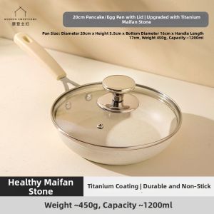 MODERN SWEETHOME | Titan Stone Non-Stick Healthy Cooking Pan