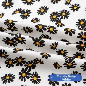 Floral Cotton Gauze Fabric Thin