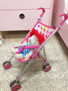 Doll Stroller Umbrella Car