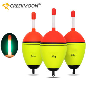 6Pcs/lot EVA Fishing Floats for Sea Fishing Bobber Large Belly Floating for Effective Bobbing Striking Rock Fishing Light Stick