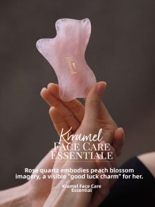 KRRAMEL | Horse Year Limited Edition Pink Crystal Jade Face Gua Sha Board