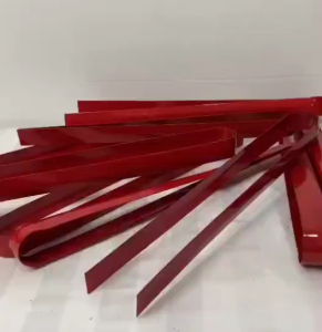 เหล็กคีบถ่านสีแดง เหล็กคีบถ่าน แพ็ค 10 อัน ขนาด ยาว 36 * 3 เซนติเมตร คีบถ่าน คีบขยะเหล็กแข็งแรง ไม่ขึ้นสนิม