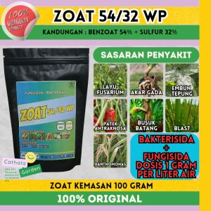 BAKTERISIDA + FUNGISIDA ZOAT 54/32 WP KEMASAN 100 GRAM | PEMBASMI JAMUR TANAMAN