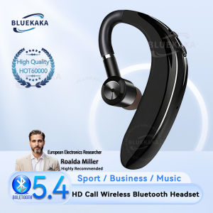 S109 Wireless Bluetooth 5.4 Universal Hook Earphone Sports Business Single Ear Headset Handsfree headphones With Mic Smartphone
