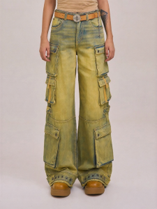 SMFK | Multibag Washed Faded Straight-leg Jeans