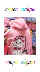 KEVI FASHION JAKET ANAK 2 s/d 10 TAHUN / JAKET ANAK PEREMPUAN / JAKET ANAK SABLON / JAKET ANAK PREMIUM / JAKET ANAK MOTIF KUCING LUCU / MARIE CAT