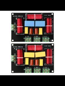 diymore | 3 Ways 200W Audio Speaker Crossover Module Treble Medium HiFi Audio Speaker Crossover DIY Home Audio Systems 5300Hz-5500Hz