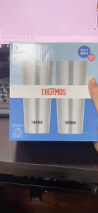 (Mới Nhất) Ly giữ nhiệt Thermos Inox 400ml JDI 400P – Bộ 2 cốc cao cấp-JaPan