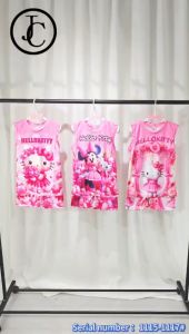 Kids jersey terno 2-7yrsold for girls HELLO KITTY AND MINNIE MOUSE