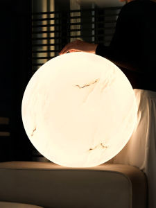 Designers Light | Italian Minimalist Premium Circular Marble LED Ceiling Light