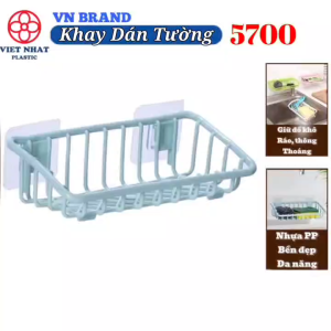 COMBO Khay Dán Tường Caro 5700 Khay Đựng Đồ Nhà Tắm Nhựa Việt Nhật Cao Cấp