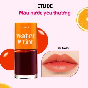Son Dưỡng Môi ETUDE Dear Darling Water Tint Trang Điểm Hàn Quốc Làm Sáng Môi Không Dính Thoáng Khí Hiệu Ứng Màu Nước Lớp Hoàn Thiện Mỏng Nhẹ Dưỡng Ẩm Lâu Trôi