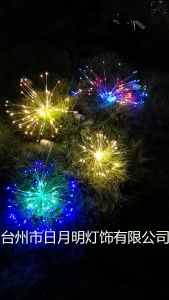 Led 8 Modes Dandelion Fireworks Light Waterproof Solar Light Outdoor Lighting Garden Lawn Fairy Light Christmas Light