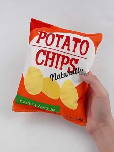 Plus Plush Simulation Sound Paper Sounding Potato Chips Pet Sounding Toys Dog Toys Teddy Small Dogs Dog Sounding Paper Potato Chips
