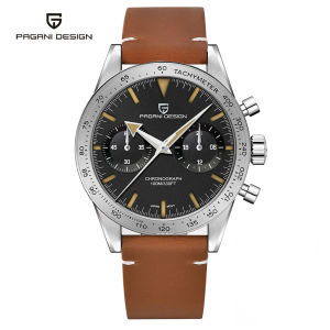 Pagani Design | Pagani design retro Moon mens quartz watch 2026 new mens sports chronograph top Ar Sapphire stainless steel clock Reloj Hombre