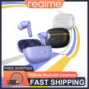 Realme Buds T200 Lite Earphones TWS Wireless Bluetooth 5.4 Earbuds AI Call Noise Reduction Headphones HiFi Stereo Music Headset