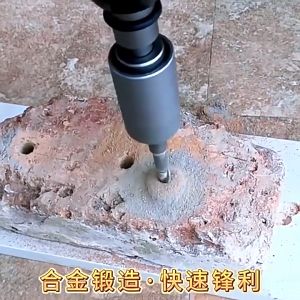 6PCS SDS Drill Bit Set Multifunctional Carbide Tip Drill Bit Set Special Pear Head Drill Bits For Tile Glass Ceramic Concrete Wood Drill