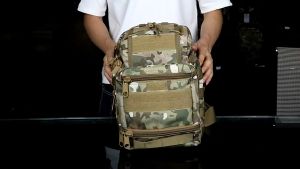 ASIAON A-6008 DuPont Nylon Tactical Crossbody Rucksack Saddle Bag for Outdoor and Sports Activities