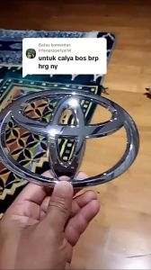 Emblem Toyota CALYA Depan Chrome: Aksesoris Mobil Berkualitas & Variasi MSP