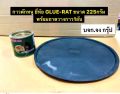 กาวดักหนู ยี่ห้อ GLUE-RAT ขนาด 225กรัม (1/2pound) พร้อมถาดวางกาว1อัน Exterminate Rats. 