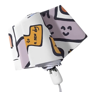 AQUILA CAPITAL Tetris UV Protection foldable automatic storm umbrella Pocket Umbrella fibrella Original Fiber Bone Manual Folding Payong matibay makapal