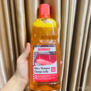 XÀ BÔNG RỬA XE SONAX Gloss Shampoo 1L Chính Hãng Đậm Đặc Sạch Sáng Bóng Rửa Xe Máy Rửa Xe Ô tô
