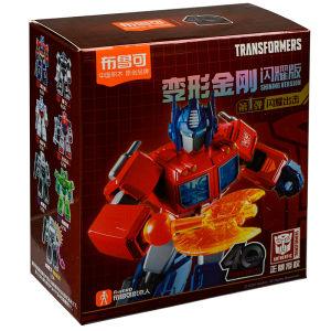 New Blokees Original Transformers Building Blocks Shining Version Serie Optimus Prime Megatron Action Figure Assembly Model Toys