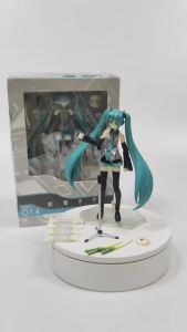 BILIBILI | Hatsune Miku New 15cm Anime Girl Figure Figma 014 Virtual Singer Miku Joint Movable Model Statue Toys Gifts