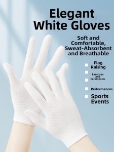 Breathable Ceremonial Gloves White