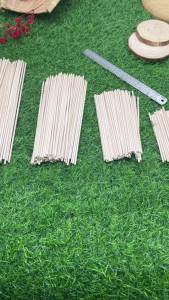 10-25CM 4 Sizes Wooden Rod Pine Round Nature Solid Wood Stick Handmade DIY Material Craft Stick Bar Model Building Home Decor