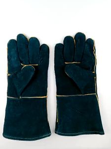 ถุงมือกันกัด 35/60CM ถุงมือป้องกันสัตว์กัด สัตว์ข่วน สำหรับการจับสุนัข แมว ทำจากหนังวัวแท้ หนา3ชั้น