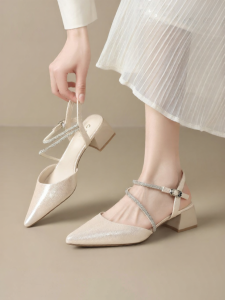 Josiny | Pointed Toe Closed Toes Platform High Heel Womens Sandals