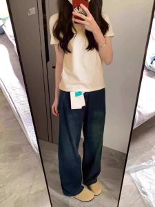 PEIXI | White Casual Short Sleeve Tee Loose Fit Easy Pair