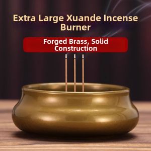Large Brass Incense Burner for Home Use