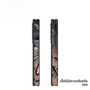 ฟิล์มกันรอยสำหรับช่องล็อคกลางของโทรศัพท์พับ Samsung Z Fold6 Flod5 Flod3 Fold4 W23 W21 ฟิล์มกันรอยขอบฝาปิดแบบเคลือบเงา