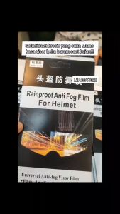 STIKER KACA FILM HELM KABUT Anti Fog Rainproof Film Helm GEN2