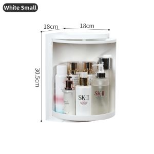 QIANQIN | Suction Wall-Mounted Cosmetics Organizer Bathroom Rack