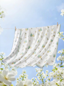 SHI YUE JIE JING | All-Season Newborn Cotton Baby Blanket