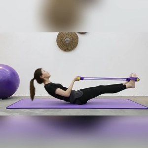 Multi functional abdominal and fitness equipment with tension rope sit-up abdominal curl
