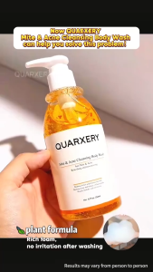 QUARXERY Mite & Acne Cleansing Body Wash Antibacterial Cleansing Shower Gel Reduce Mite Skin Suitable for All Skin 250ml