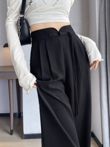 Spring French Design Retro Chinese Fusion Versatile Narrow Culottes