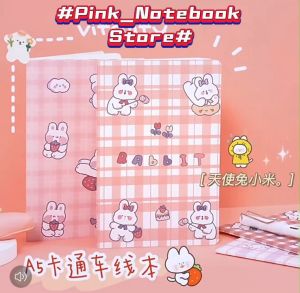 New A5 Cartoon-Themed Lined Notebook for Students - 60 Pages 14x21cm Durable Paper