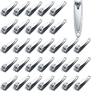 12/15 PCS Nail ClipperPremium Stainless Steel Fingernail Clipper Cutters Fingernail Clipper Cutters with Nail File Sharp.